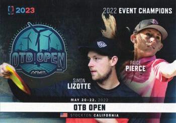 2023 Disc Golf Pro Tour - Event Champions #E6 OTB Open (Simon Lizotte / Paige Pierce) Front